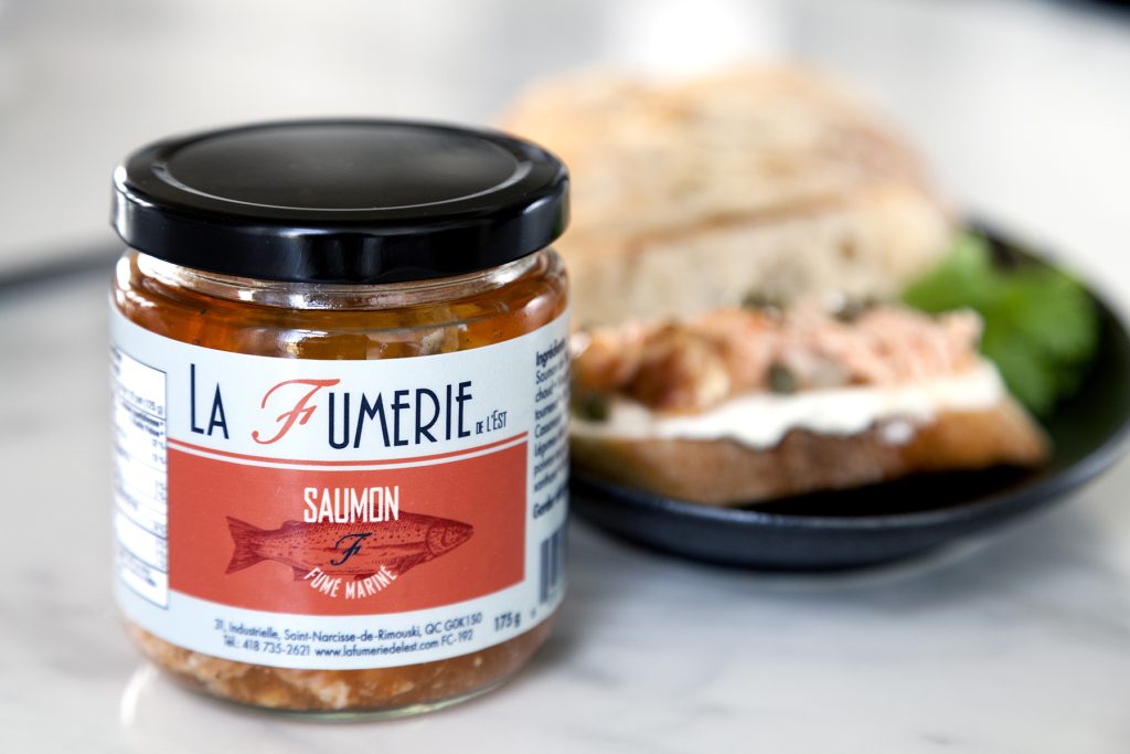 Fumerie de l'Est Pot saumon fumé mariné Fumerie de l'Est Pot saumon fumé mariné