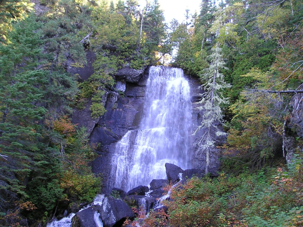 Zec Bas-Saint-Laurent chute d'eau Zec Bas-Saint-Laurent chute d'eau