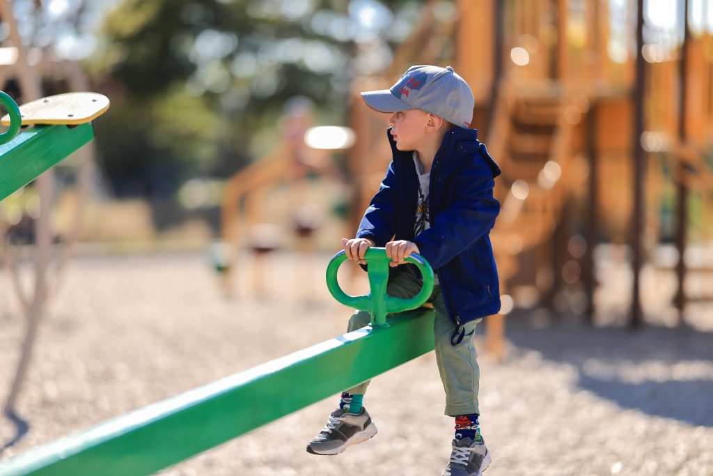 Parc Beauséjour Bascule enfant Crédit Patric Nadeau