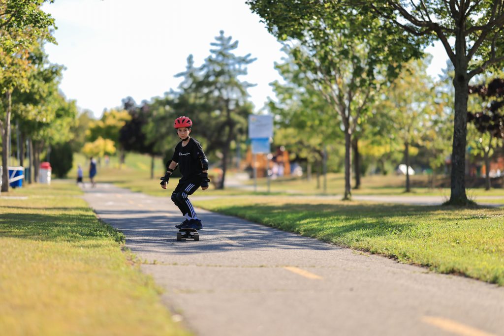 Parc Beauséjour Planche à roulette enfant Crédit Patric Nadeau