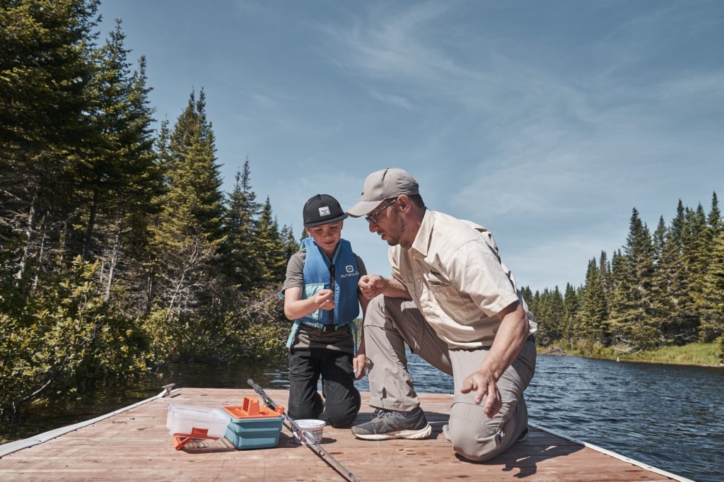 Réserve faunique de Rimouski pêche adulte enfant Crédit Photo : WILLIAMRENAUD