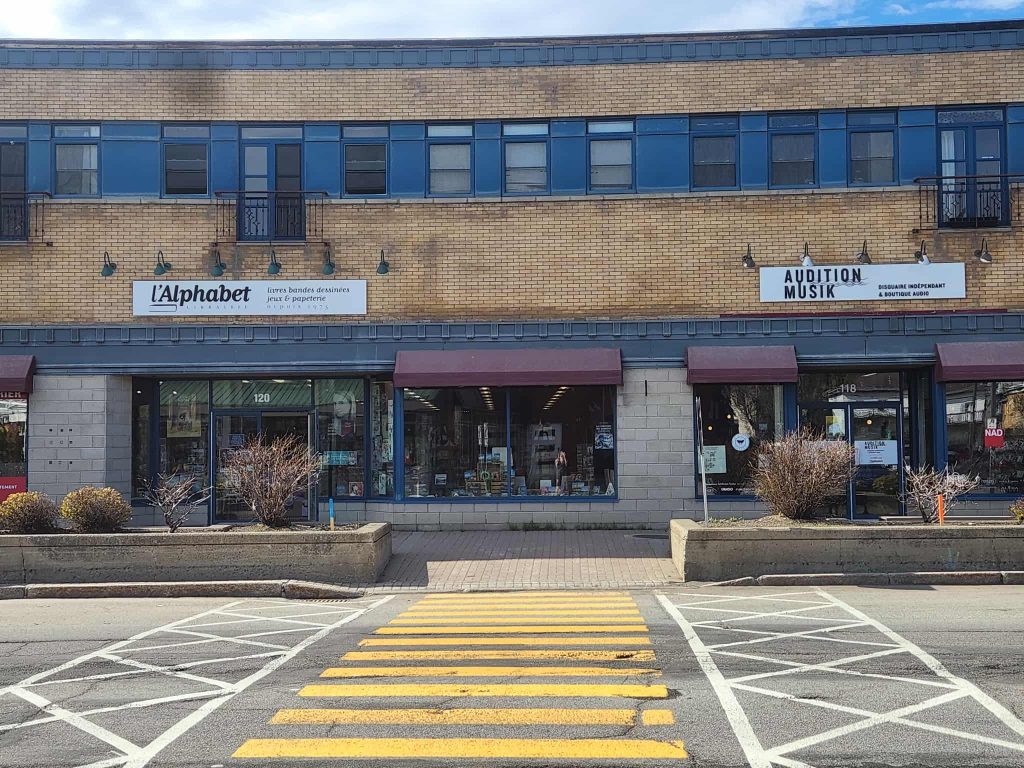Librairie L’Alphabet – Audition Musik Devanture