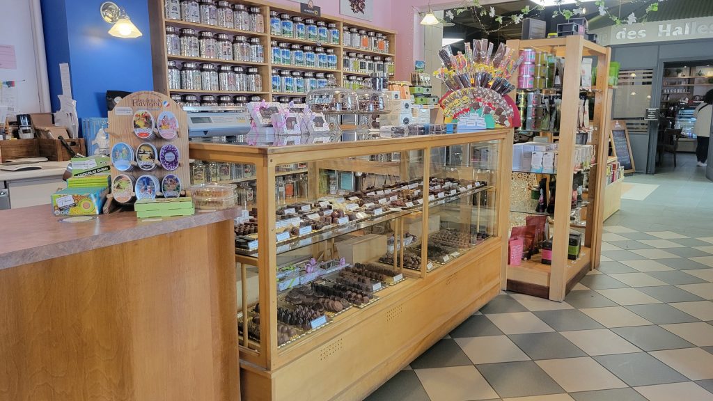 Intérieur boutique Péchés Mignons