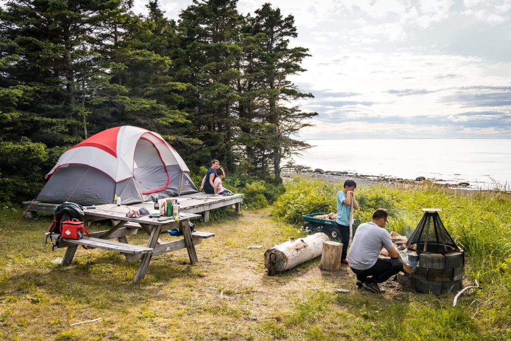 Camping île Saint-Barnabé